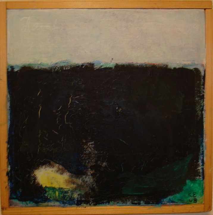 Landskab 20x20cm, værk af Kunstner 1